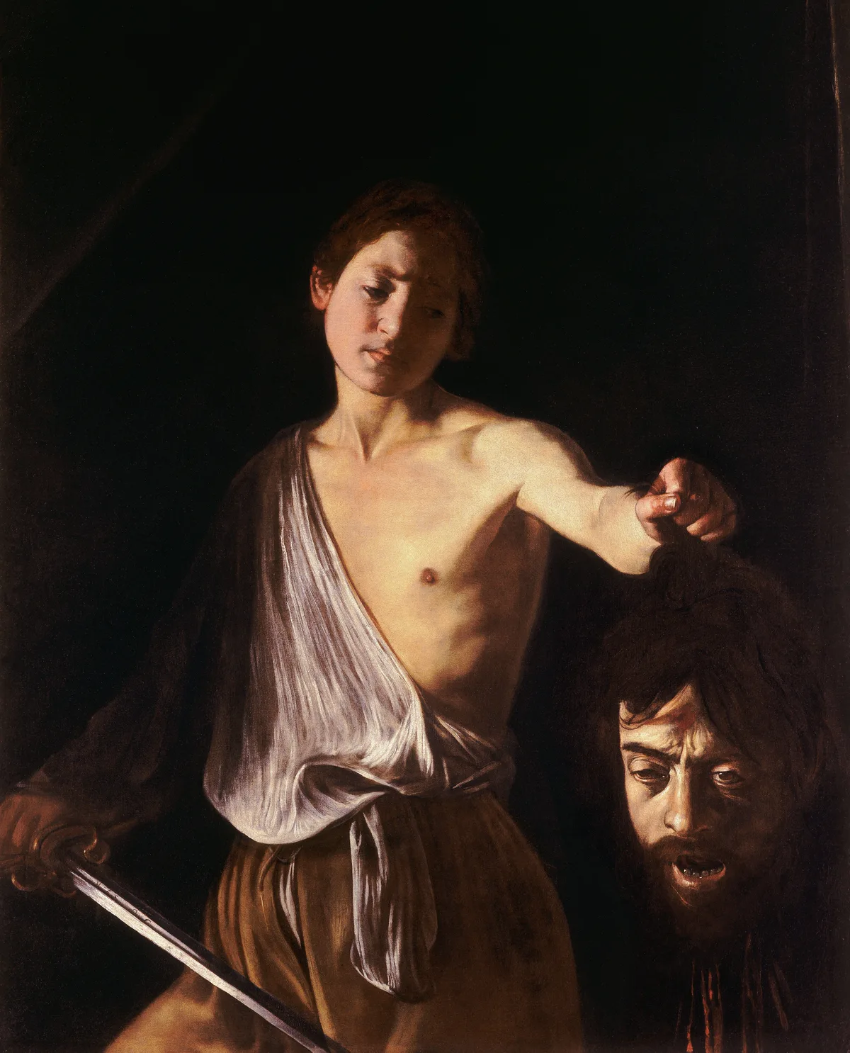 Caravaggio — David with the Head of Goliath, 1610