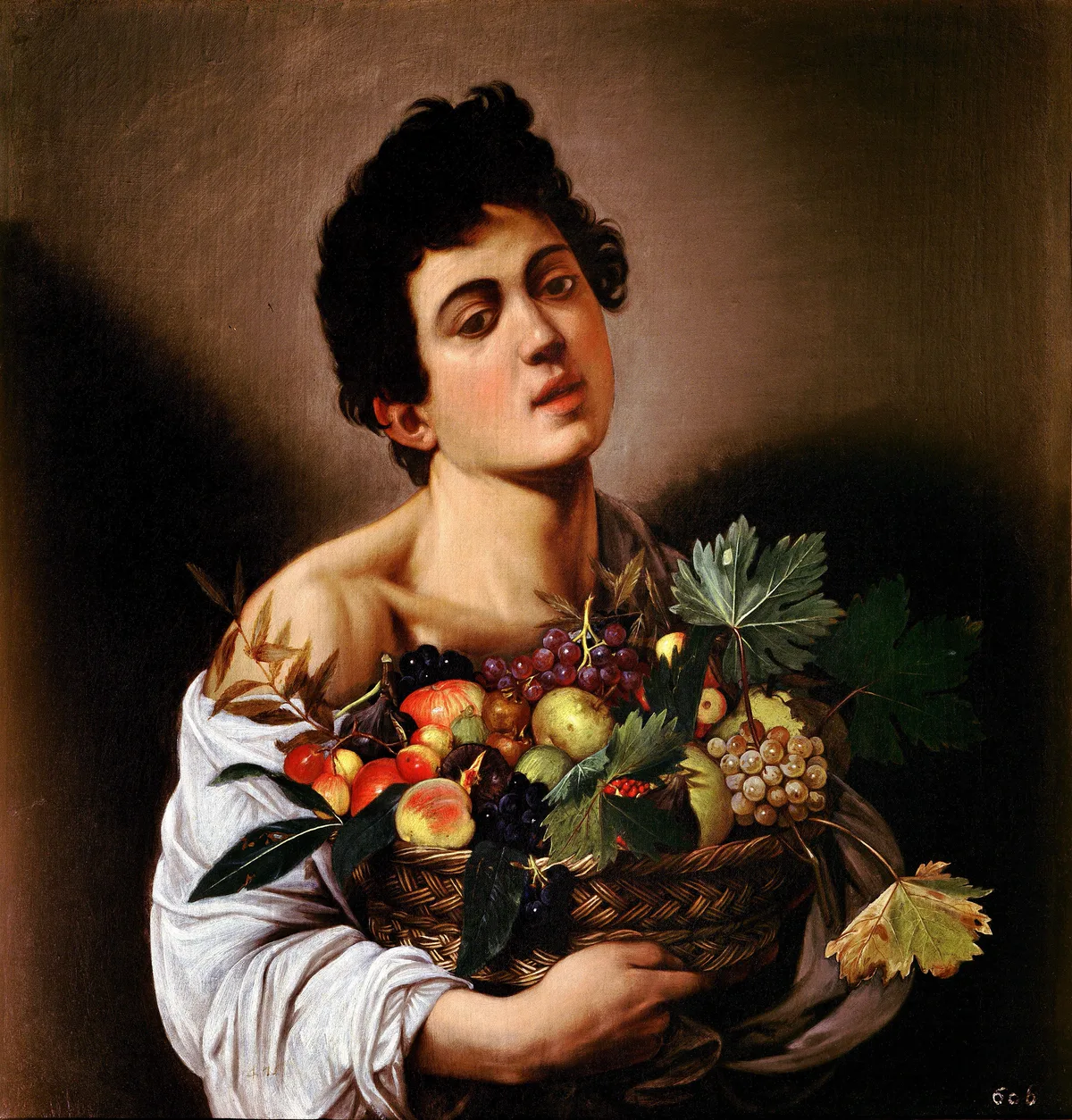 Boy with a Basket of Fruit, 1593